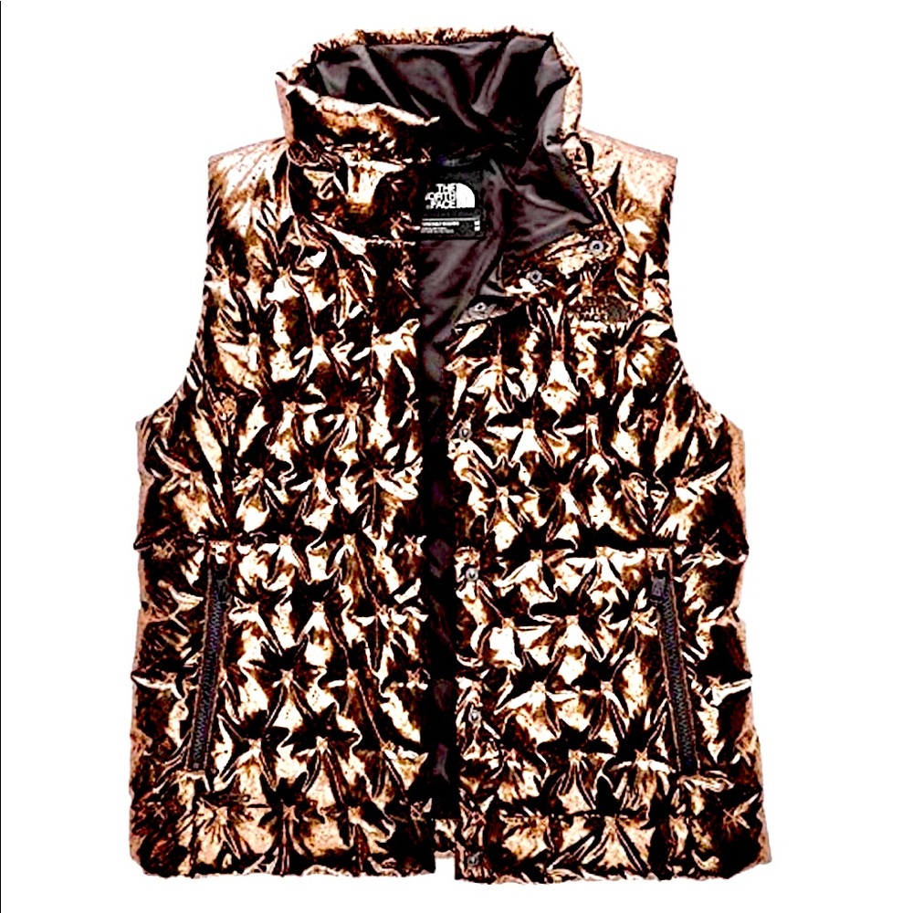 1 Left North Face Ltd Edition Goose Down Crop Puffer Vest - Picture 2 of 14